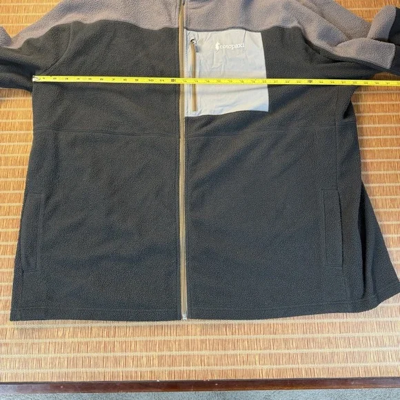 Cotopaxi Abrazo Fleece Jacket Full Zip 3XL Mens Black Gray Colorblock Coat - Picture 2 of 7